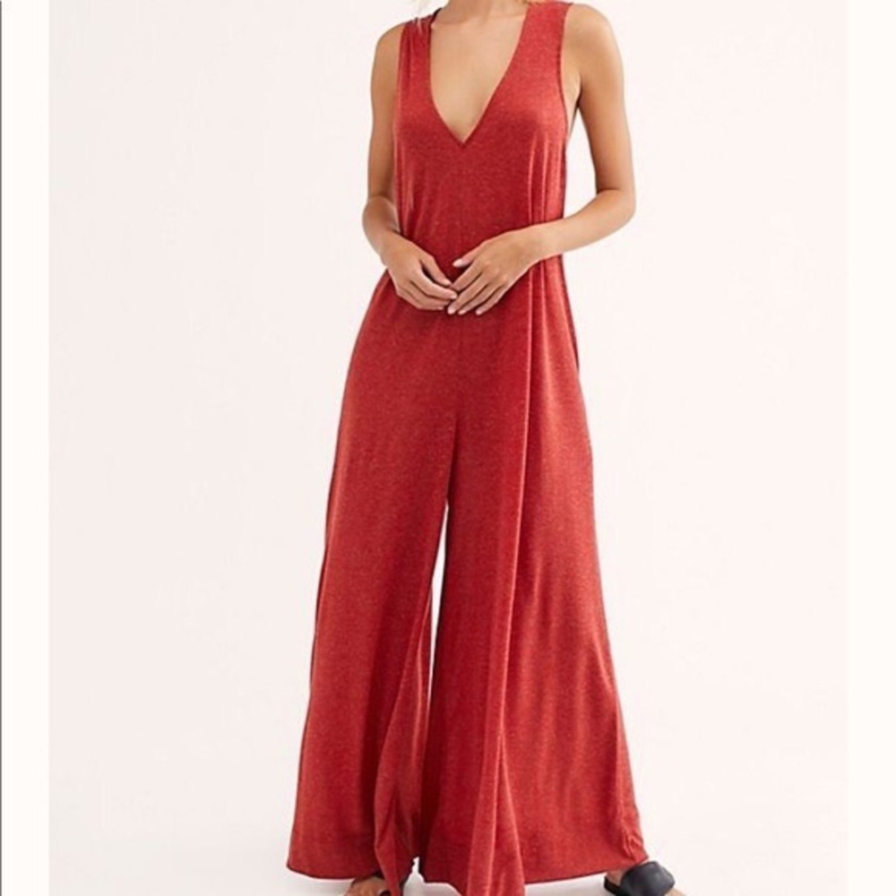 Free People Beach Fulton Jumpsuit, Size S NWOT